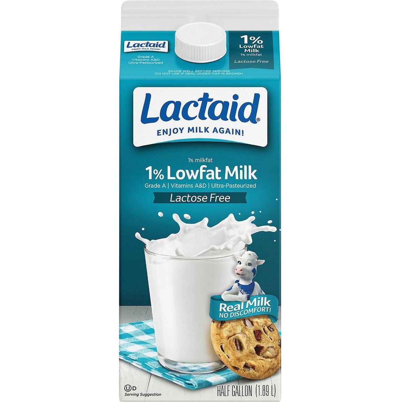 Lactaid 100 LactoseFree 1 Low Fat Milk Shop Milk at HEB