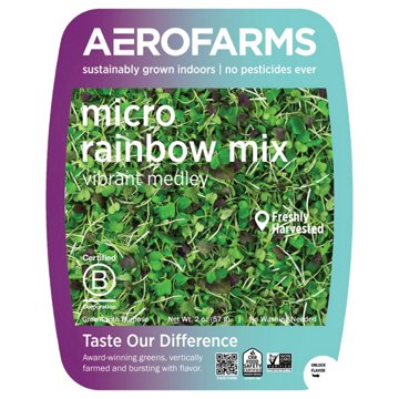 AeroFarms Fresh Micro Rainbow Greens Mix, 2 oz