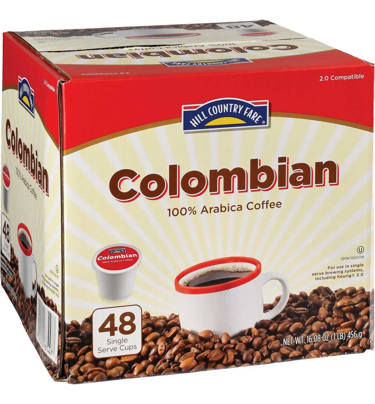 Hill Country Fare Colombian Single Serve Coffee Cups; image 1 of 2