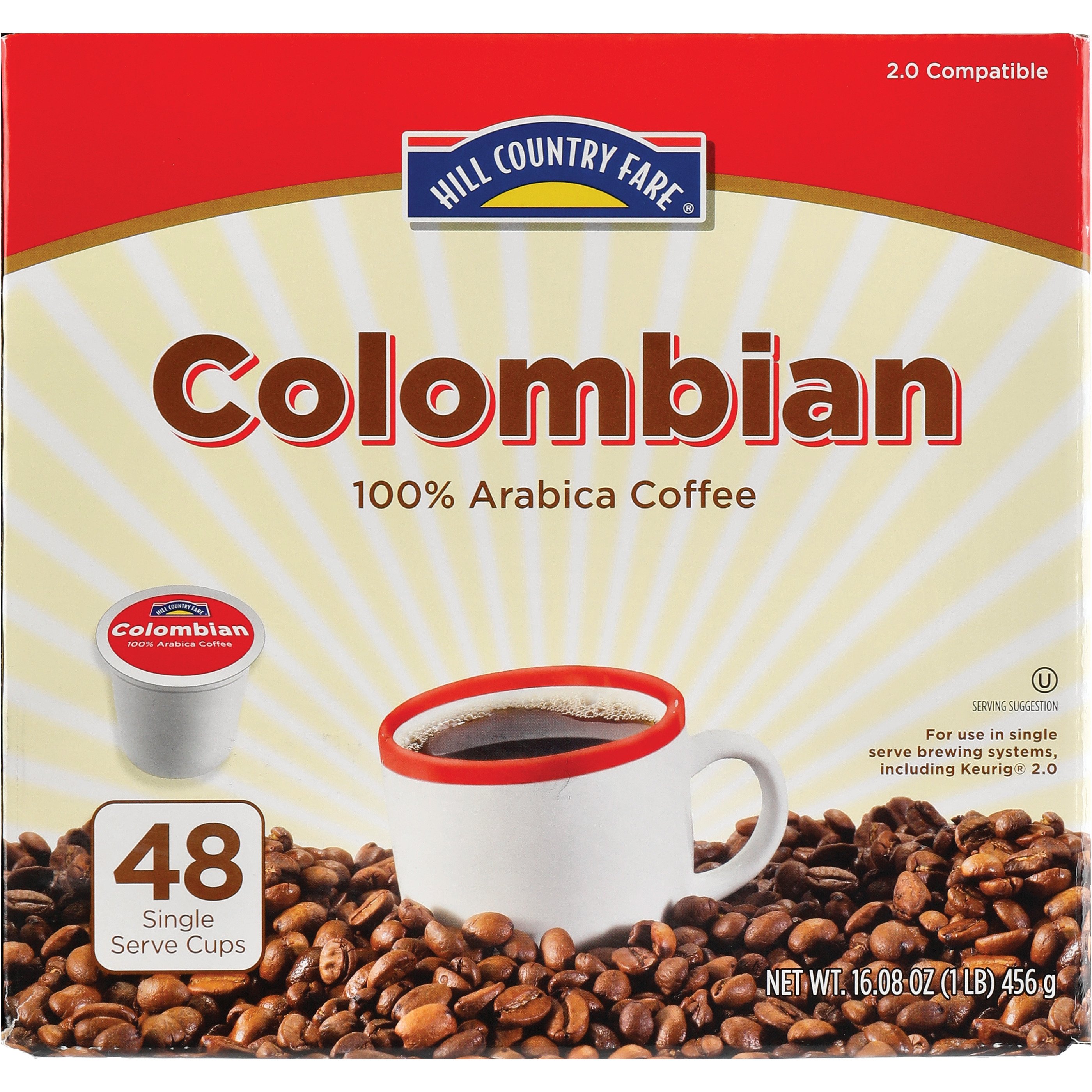Hill Country Fare Colombian Single Serve Coffee Cups - Shop Coffee
