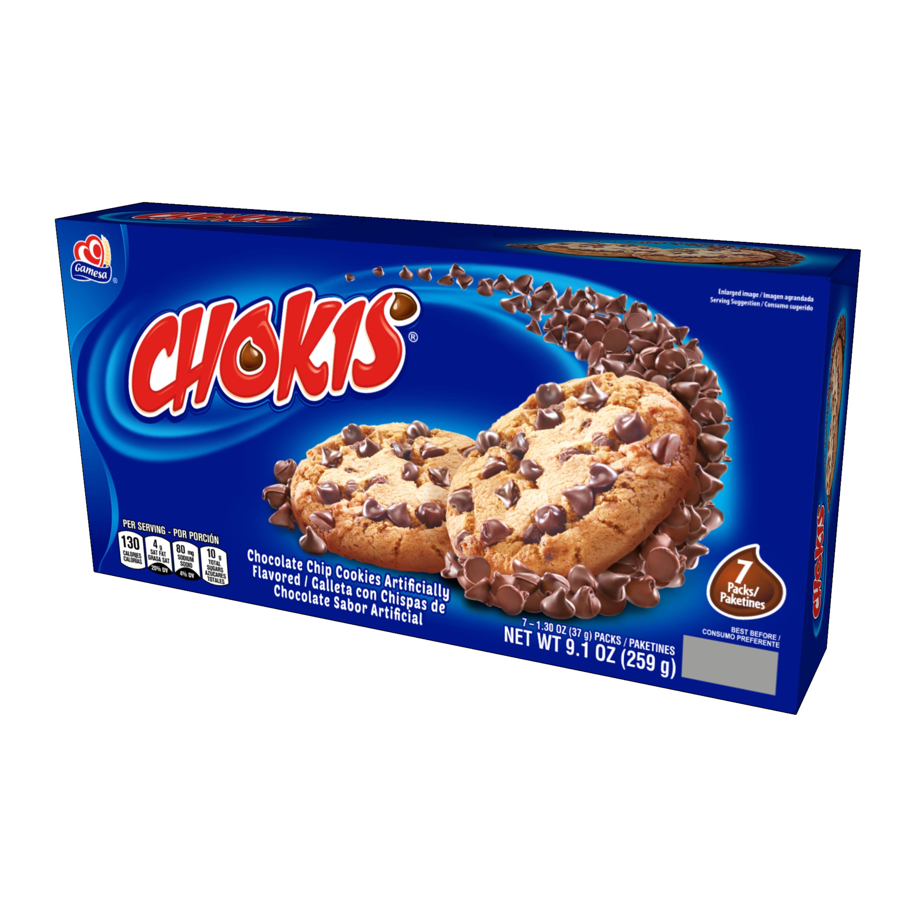 Gamesa Chokis Chocolate Chip Cookies Shop Cookies at HEB