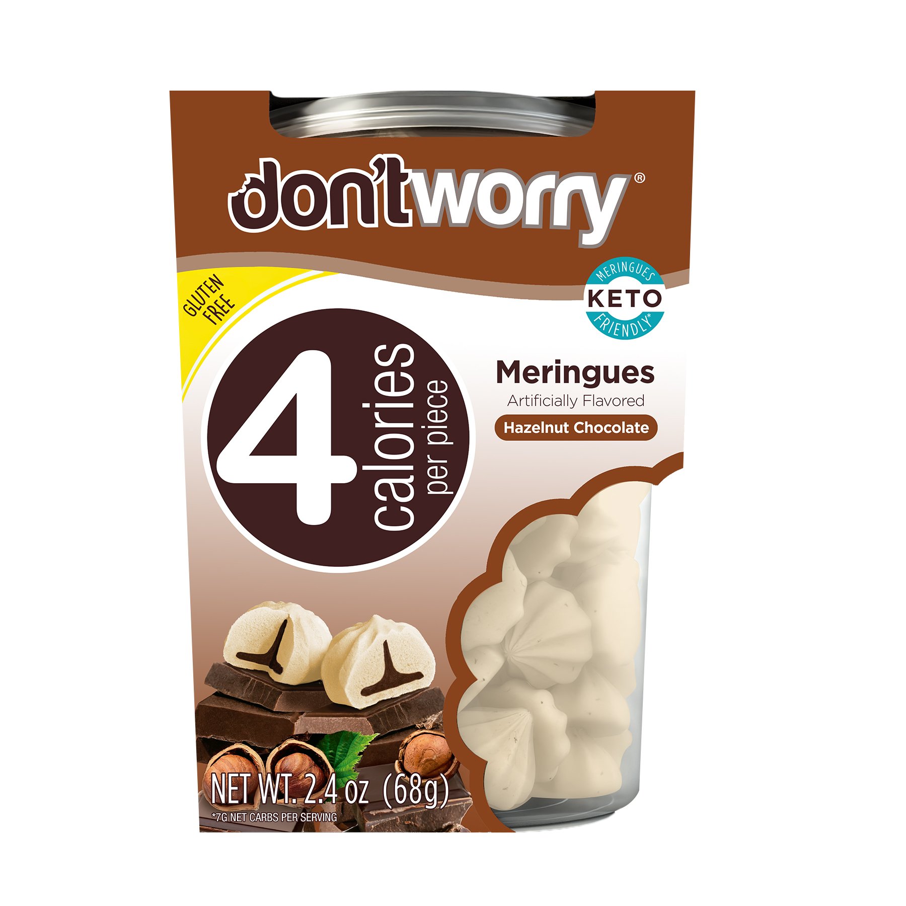 Don't Worry Hazelnut Chocolate Meringues - Shop Cookies at H-E-B