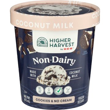 Higher Harvest by H-E-B Non-Dairy Cookies & No Cream Frozen Dessert