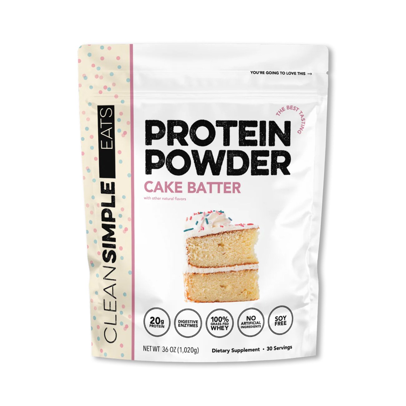 Clean Simple Eats 20g Protein Powder Cake Batter Shop Diet & fitness at HEB