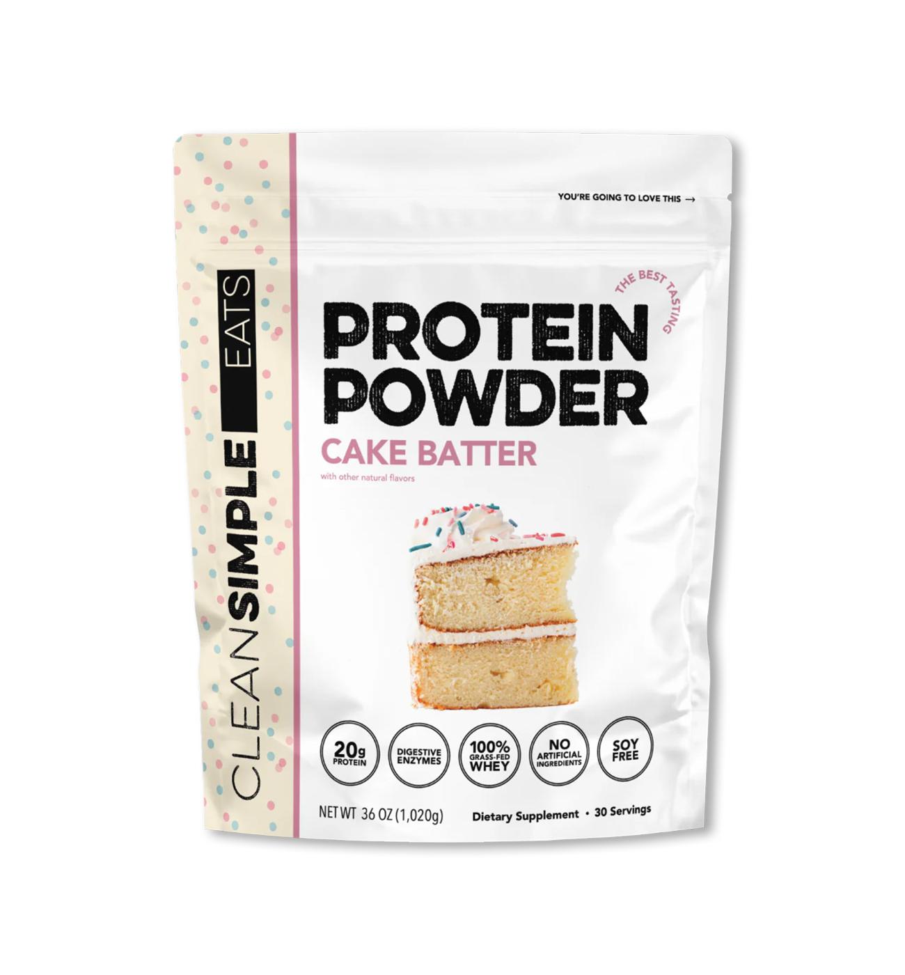 Clean Simple Eats 20g Protein Powder - Cake Batter; image 1 of 2