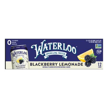 Waterloo Blackberry Lemonade Sparkling Water 12 pk Cans
