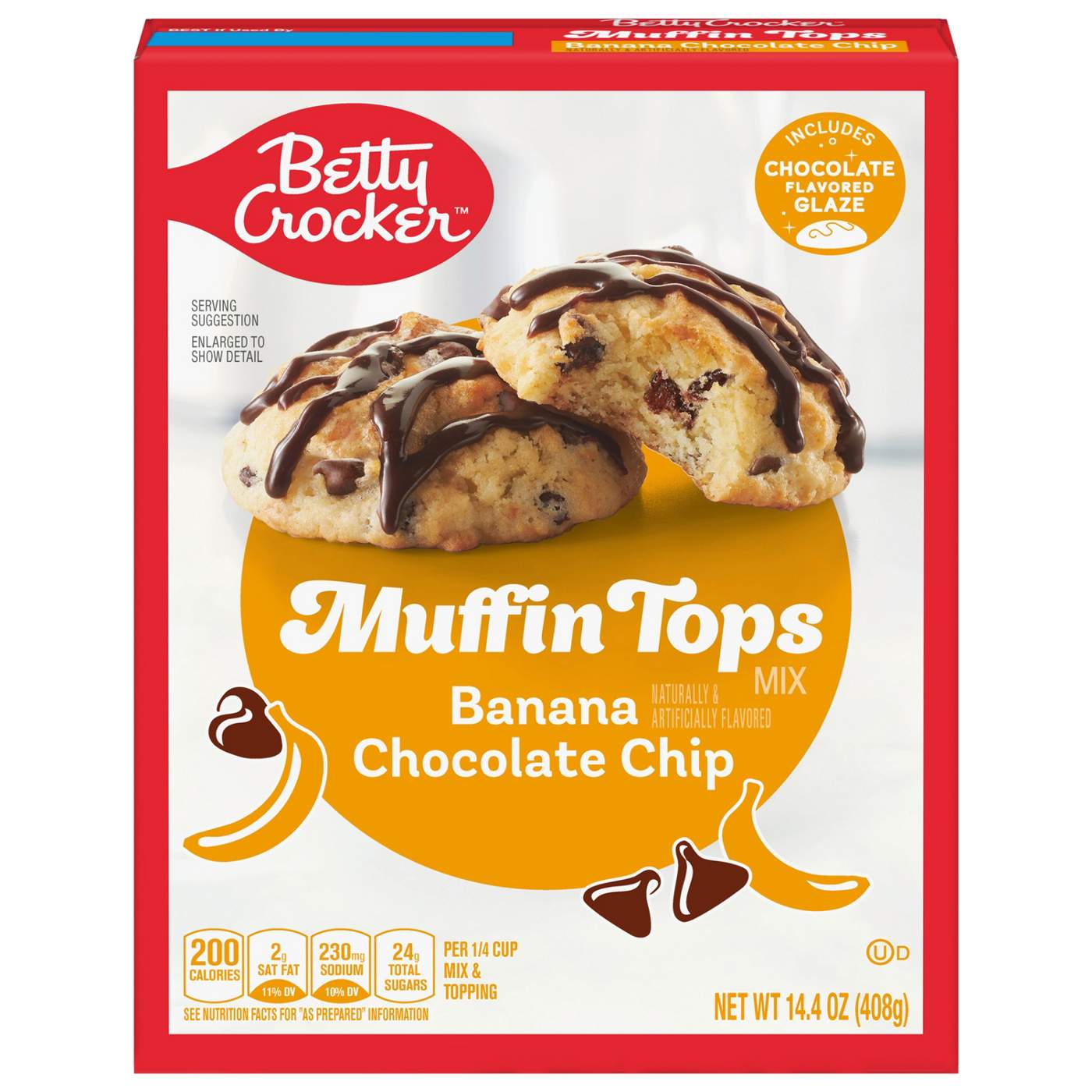 Betty Crocker Banana Chocolate Chip Muffin Tops; image 1 of 2