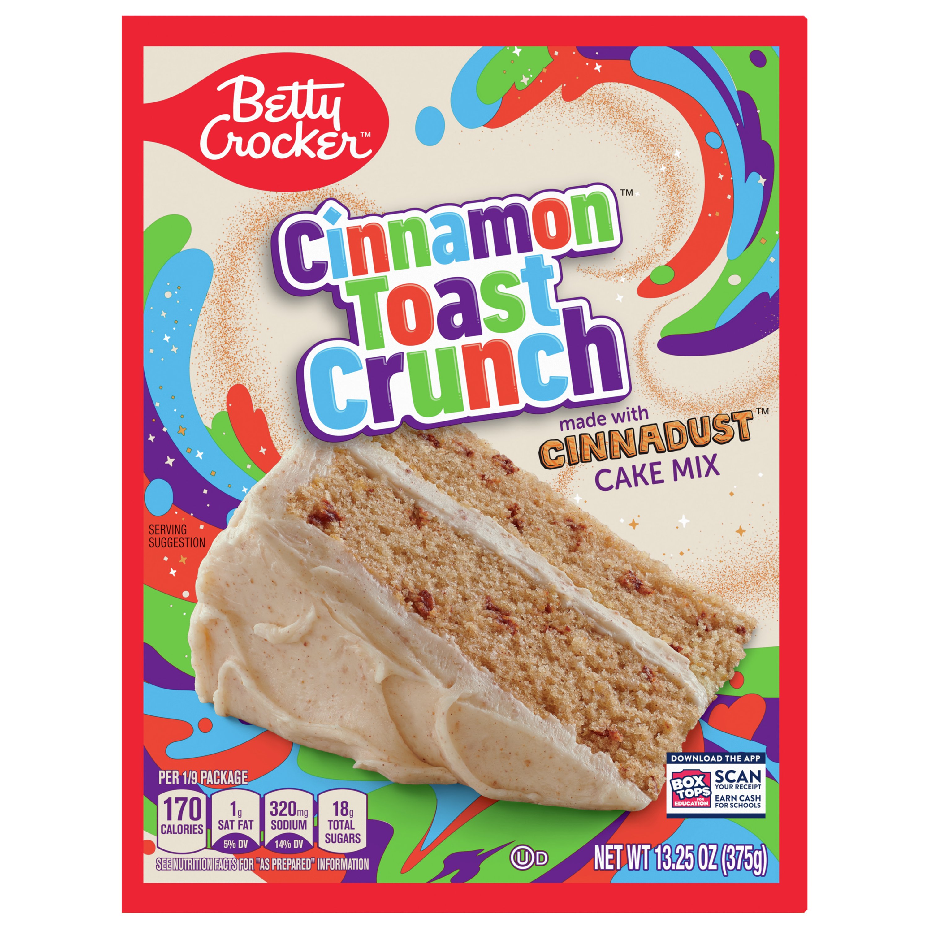 Betty Crocker Cinnamon Toast Crunch Cake Mix Shop Baking Ingredients