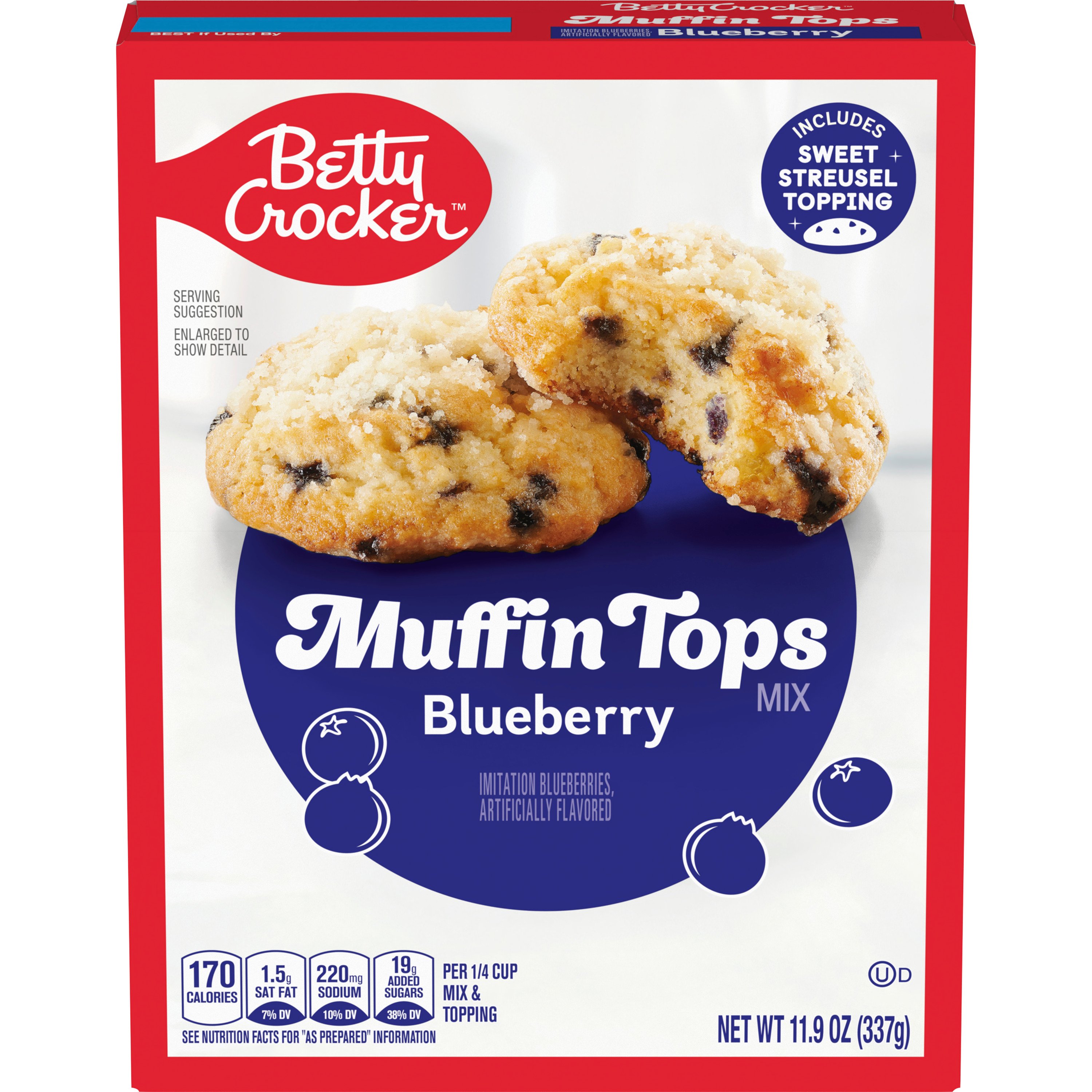 Betty Crocker Blueberry Muffin Tops Mix Shop Baking mixes at HEB