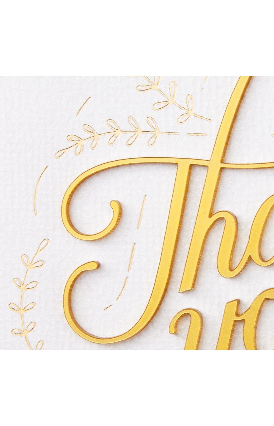 Hallmark Thank You Card, Thank You So Much Cards - E70, E7; image 6 of 6