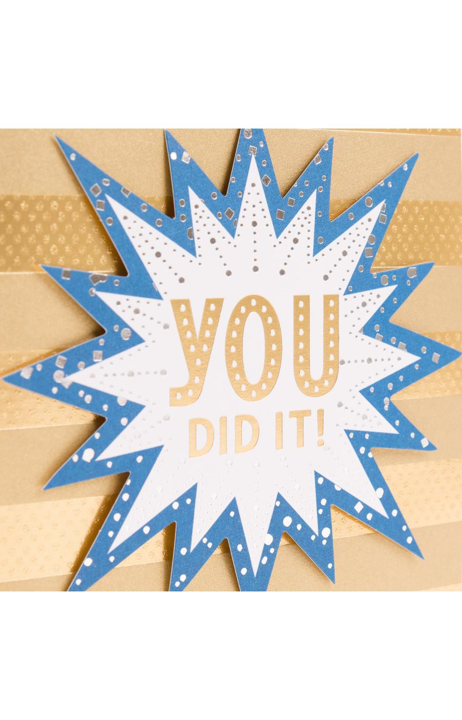 Hallmark You Did It! Congratulations Card or Graduation Card - E46; image 2 of 4