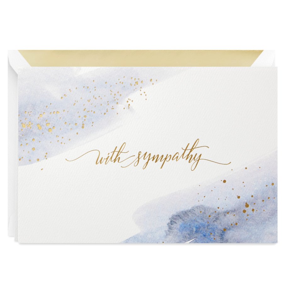 Hallmark Signature Many Thoughts And Prayers Sympathy Card - E16, E4 ...