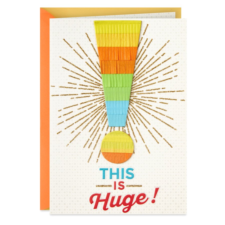 Hallmark This Is Huge! Congratulations Card - E38 - Shop Invites 