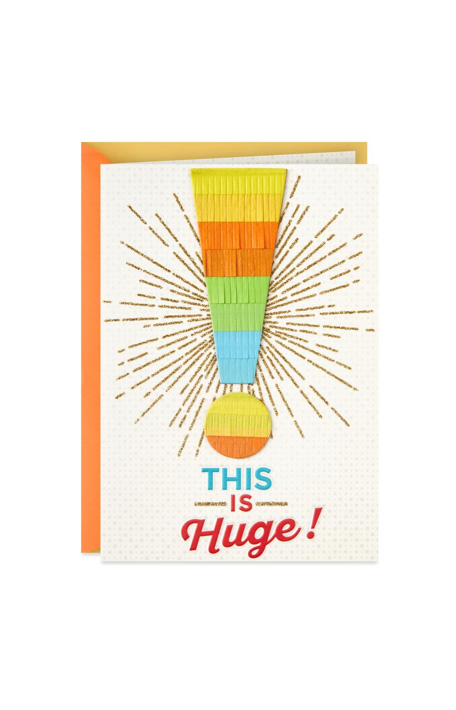 Hallmark This is Huge! Congratulations Card - E38; image 1 of 7
