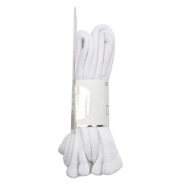 Wellness by Harmony & Sole Everyday Diabetic Crew Sock Unisex - White - 2 Pairs, S/M