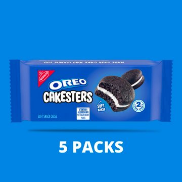 OREO Cakesters Soft Snack Cakes Two-Packs, 5 ct