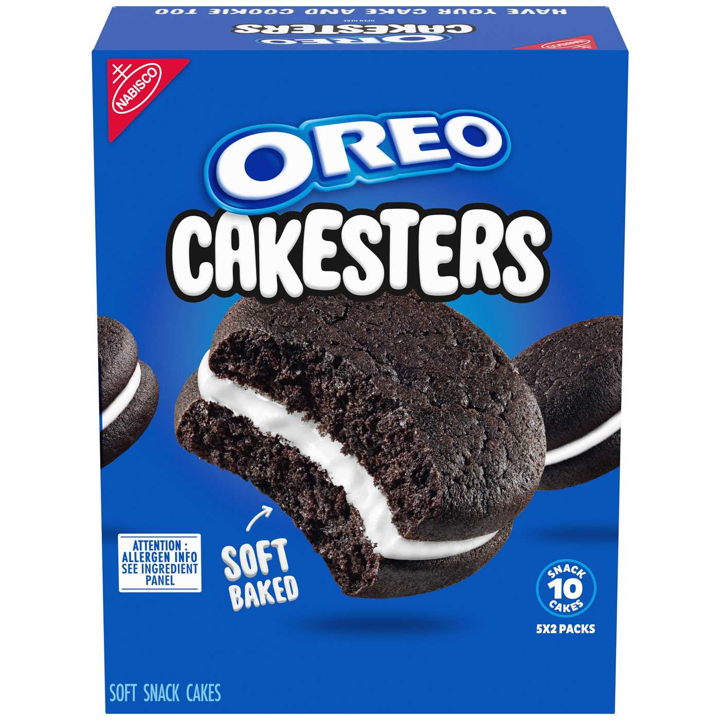 OREO Cakesters Soft Snack Cakes Two-Packs; image 1 of 9