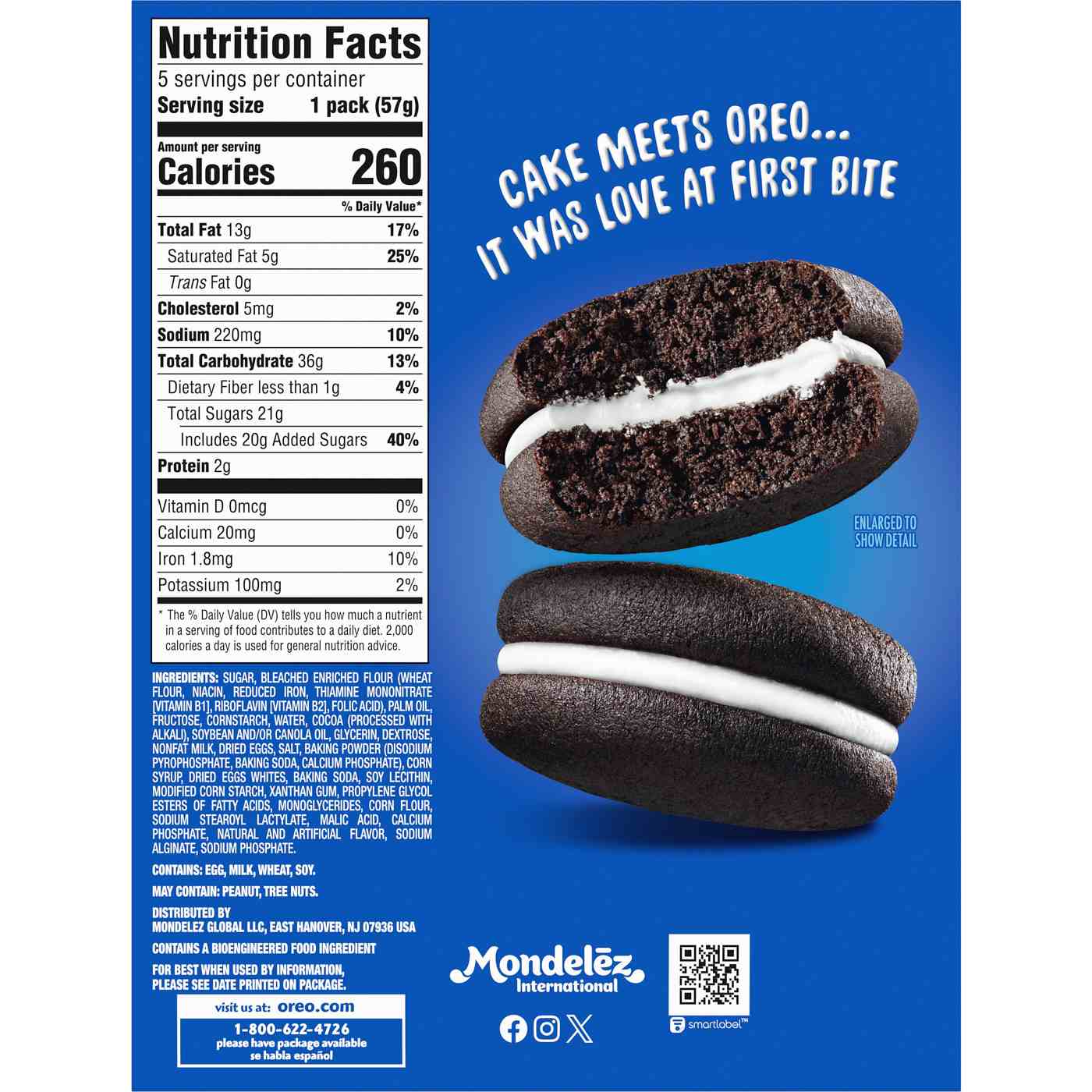 OREO Cakesters Soft Snack Cakes Two-Packs; image 3 of 9