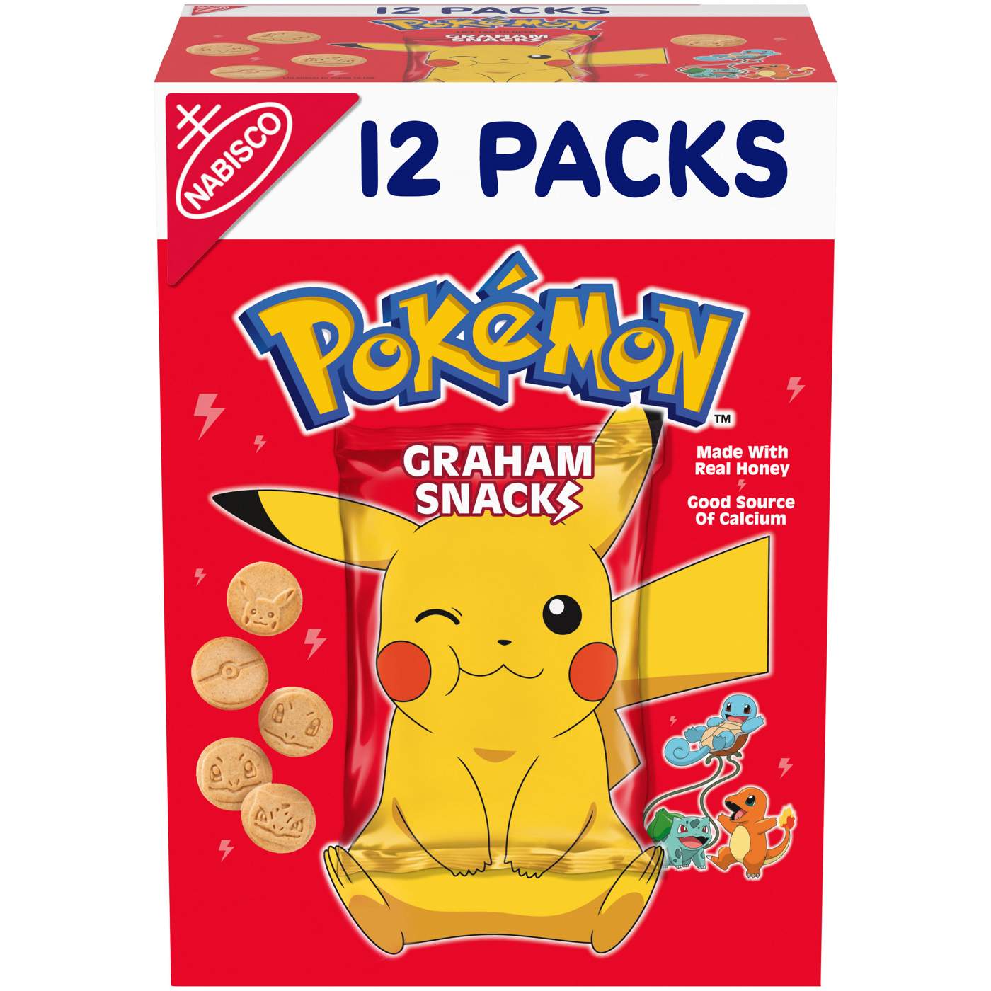 Nabisco Pokemon Graham Cracker Snack Cookies Snack Packs; image 1 of 9