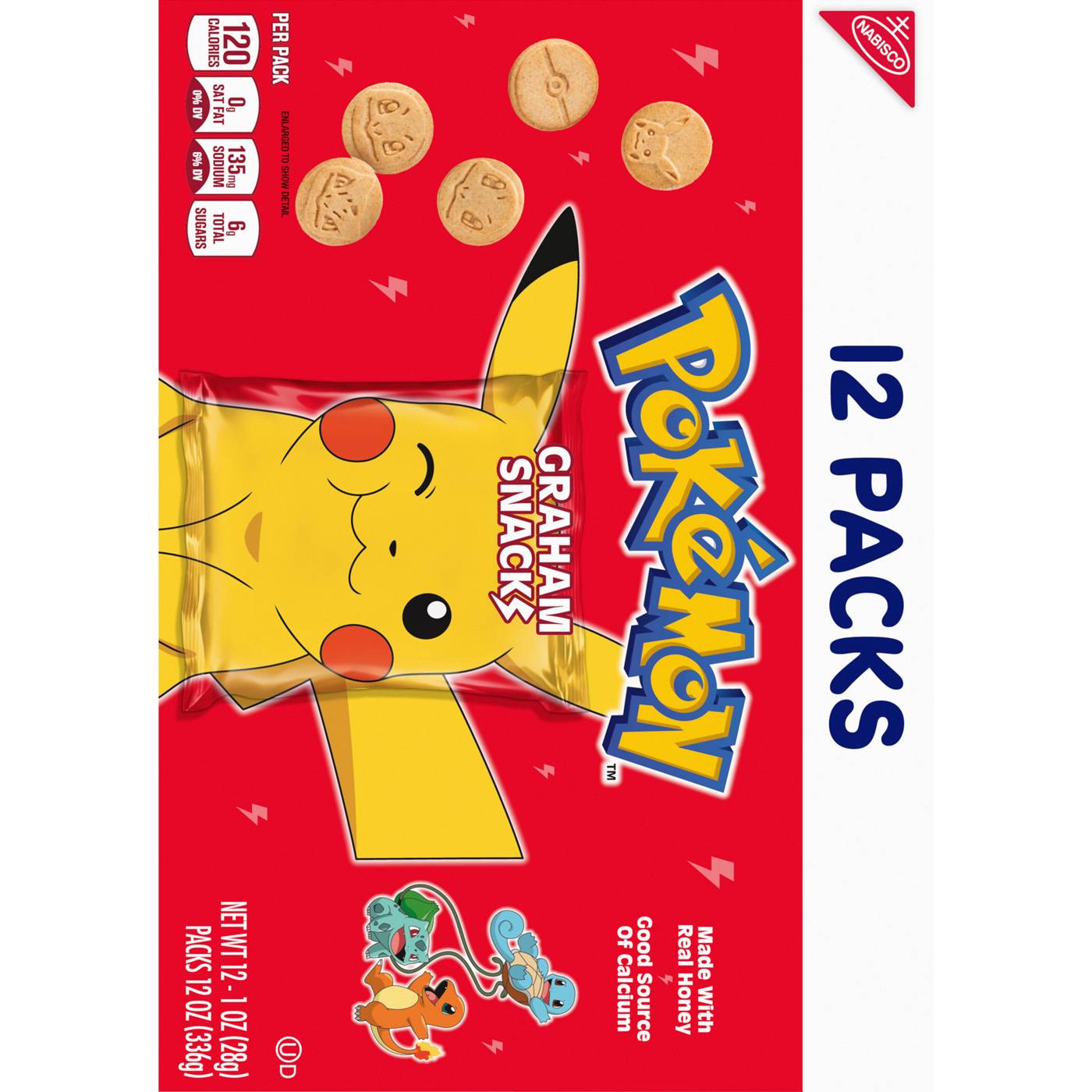 Nabisco Pokemon Graham Cracker Snack Cookies Snack Packs; image 8 of 9