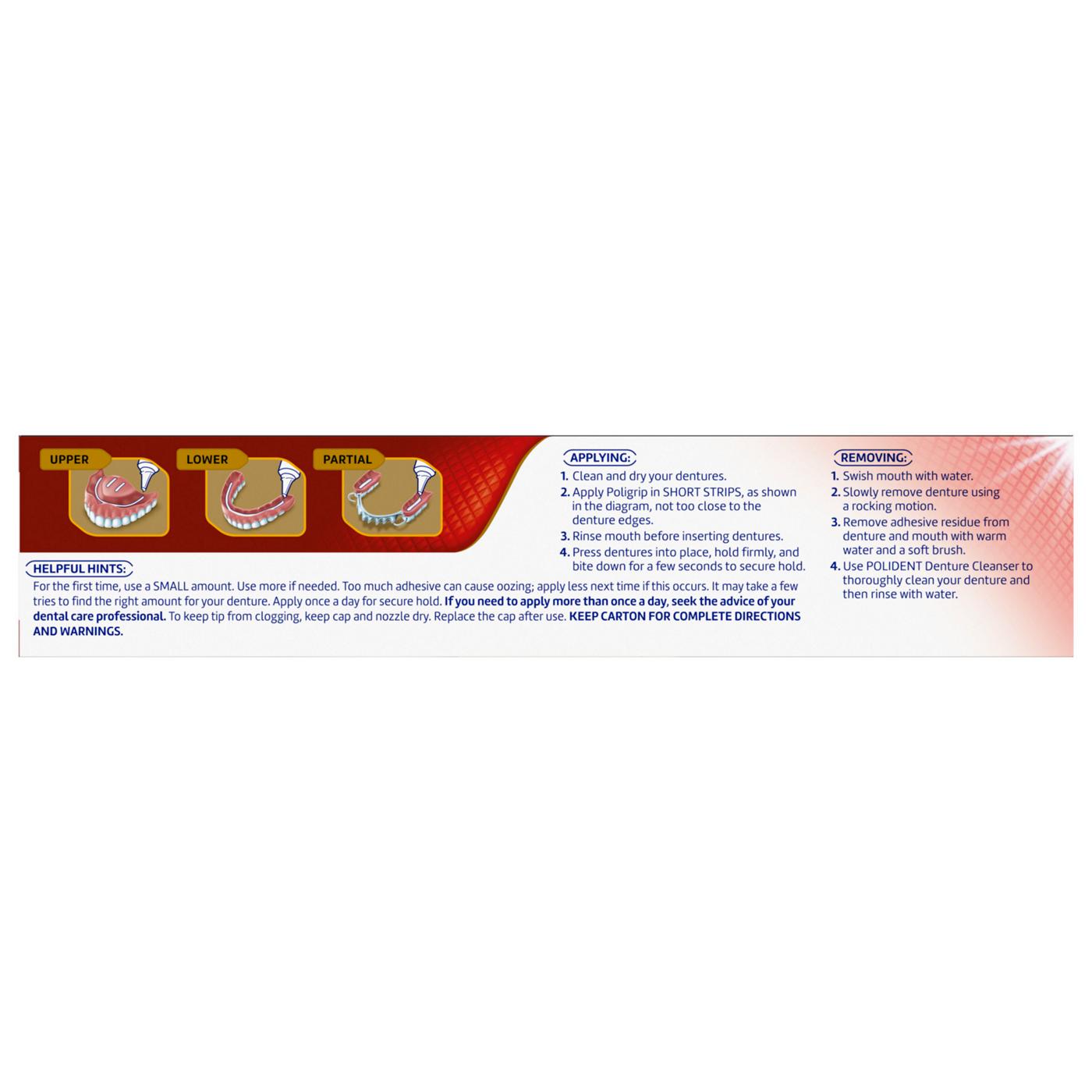 Poligrip Power Max Denture Adhesive Cream; image 5 of 7