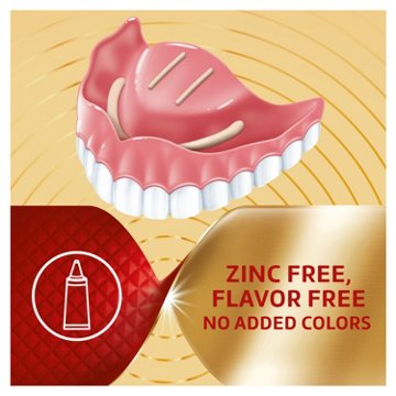 Super Poligrip Poligrip Power Max Power Hold + Seal Denture Cream, Flavor Free, 2.2 oz