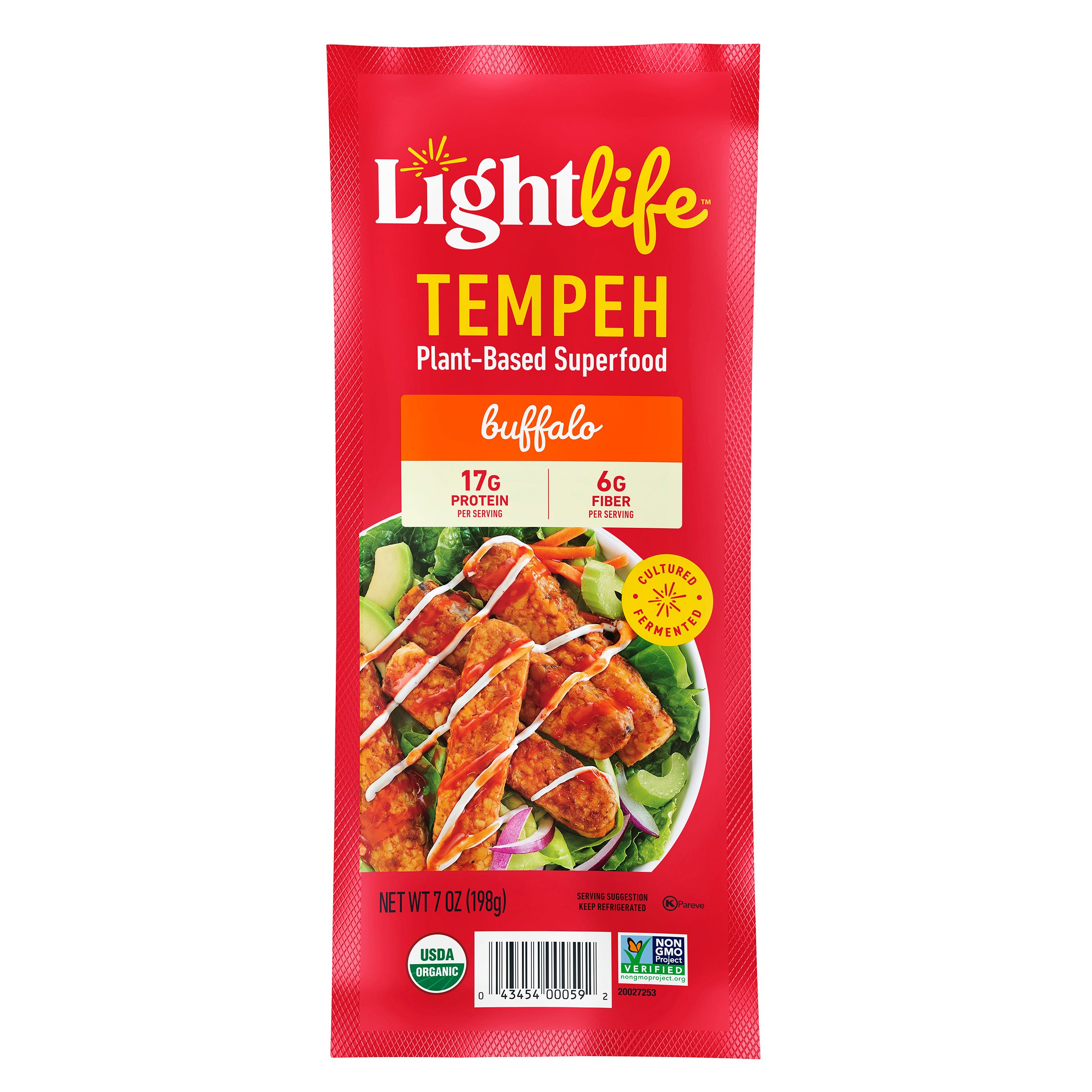 Lightlife Buffalo Tempeh - Shop Tofu & Meat Alternatives At H-E-B