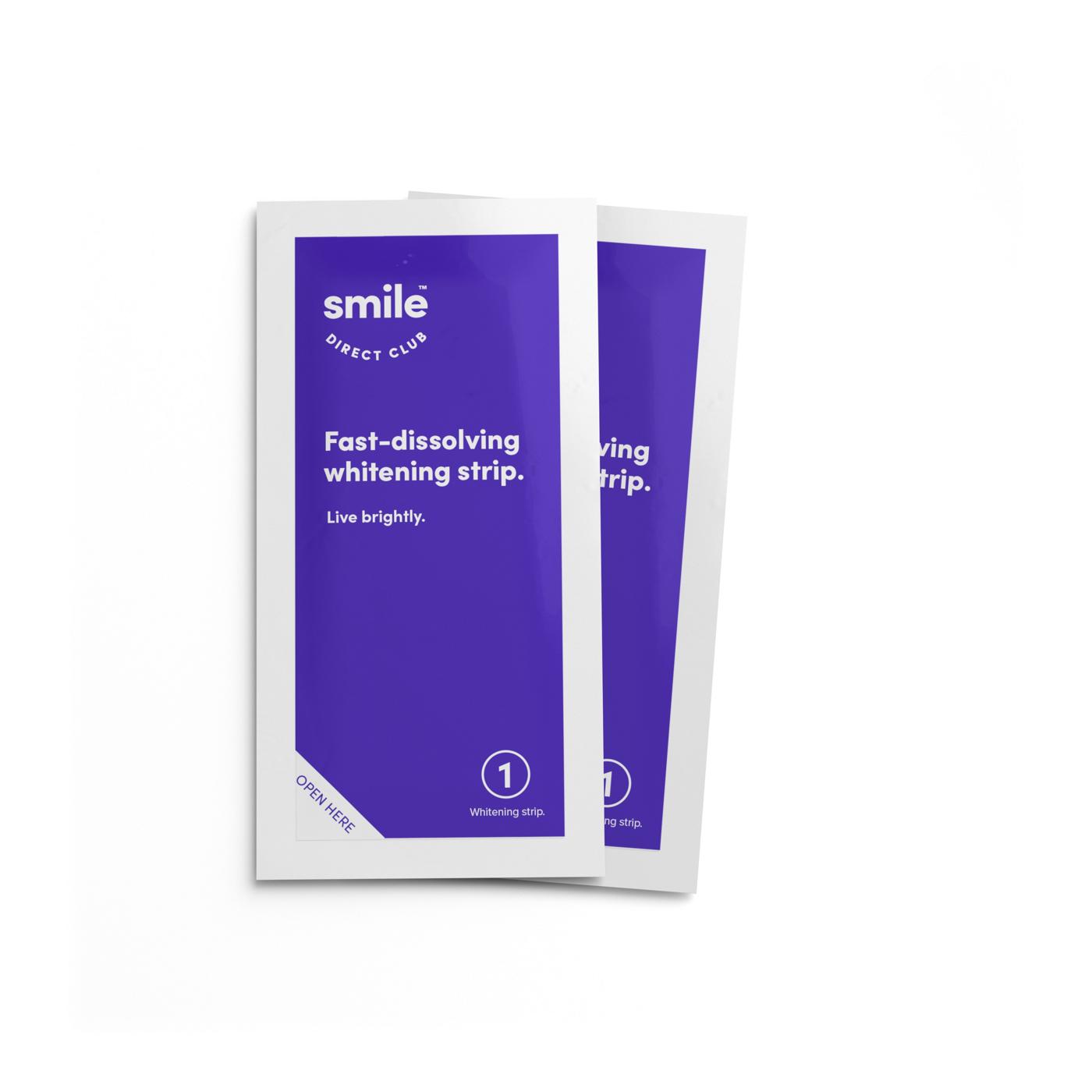 Smile Direct Club Dissolving Whitening Strips; image 2 of 5