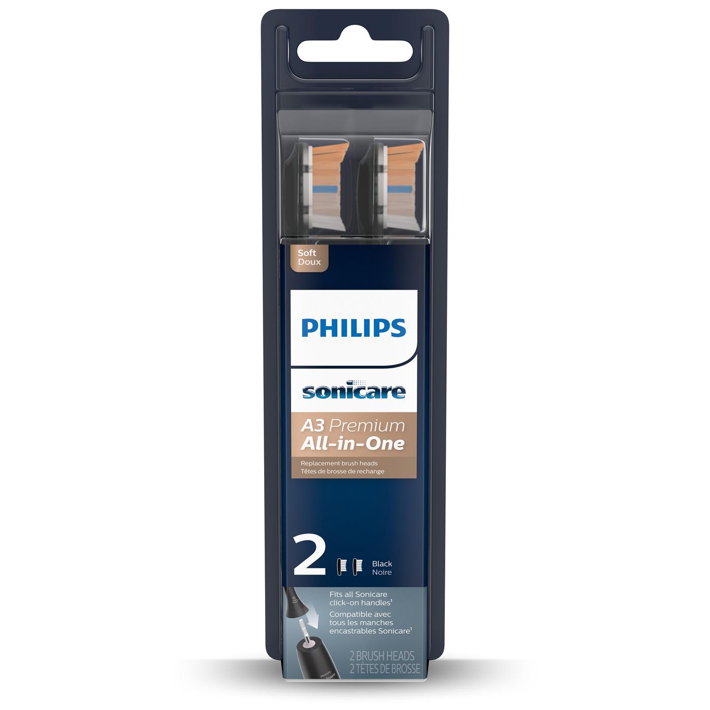Philips Sonicare A3 Premium All-in-One Replacement Brush Heads; image 1 of 4
