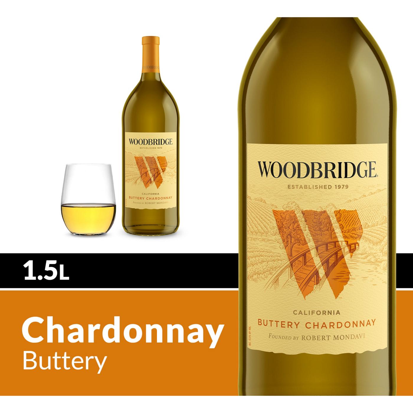 Woodbridge Buttery Chardonnay White Wine 1.5 L Bottle; image 4 of 5