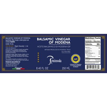 Peninsola Balsamic Vinegar, 8.45 oz