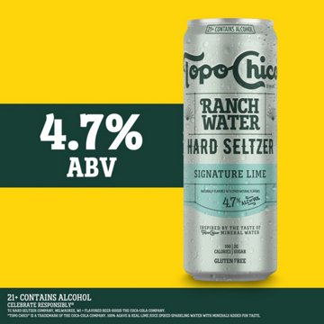 Topo Chico Ranch Water Hard Seltzer 12 pk Cans, 12 oz