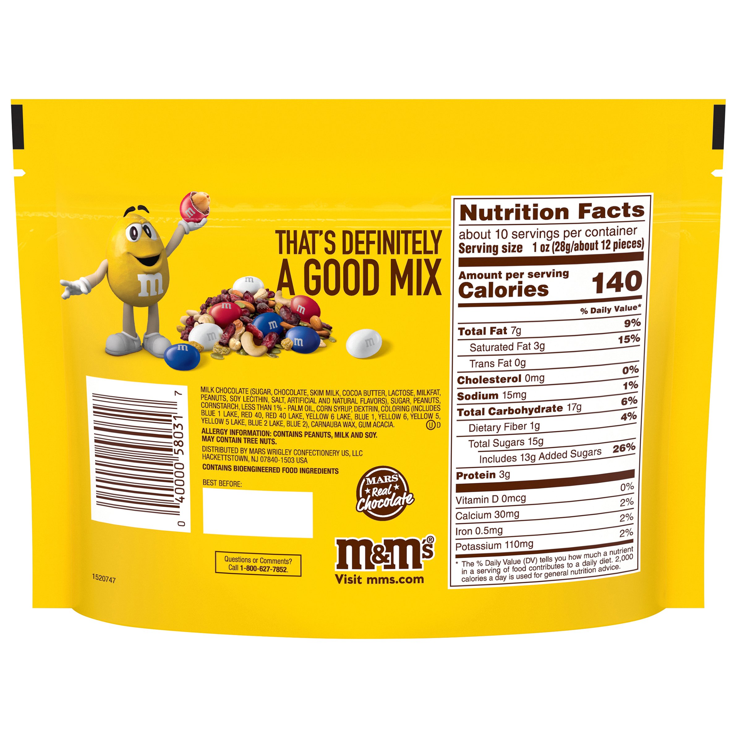 M&M's® Red White & Blue Peanut Butter Chocolate Candies, 34 oz - Fred Meyer