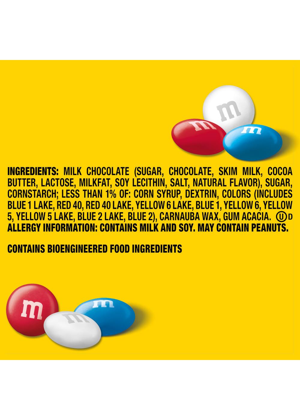 M&M'S Milk Chocolate Red White & Blue Summer Candy - Sharing Size; image 5 of 9