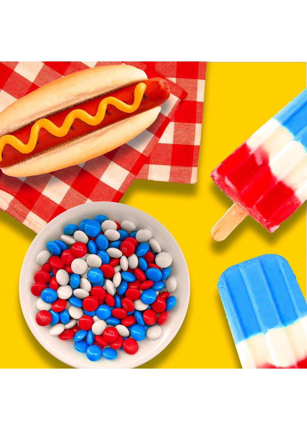 M&M'S Milk Chocolate Red White & Blue Summer Candy - Sharing Size; image 7 of 9