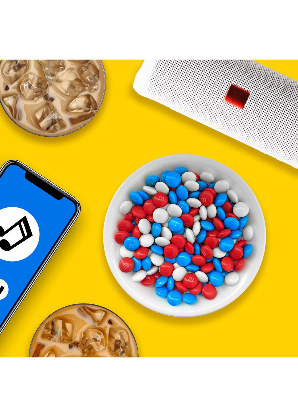 M&M'S Milk Chocolate Red White & Blue Summer Candy - Sharing Size; image 9 of 9