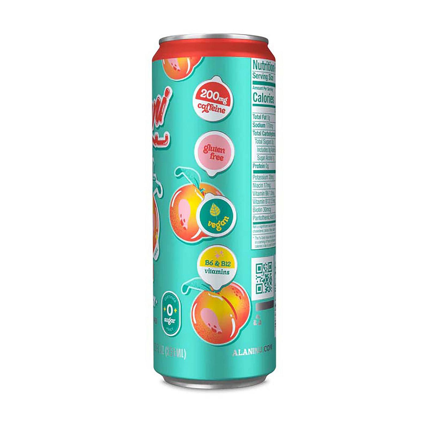 Alani Nu Zero Sugar Energy Drink - Juicy Peach; image 2 of 3
