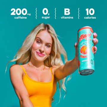 Alani Nu Zero Sugar Energy Drink - Juicy Peach