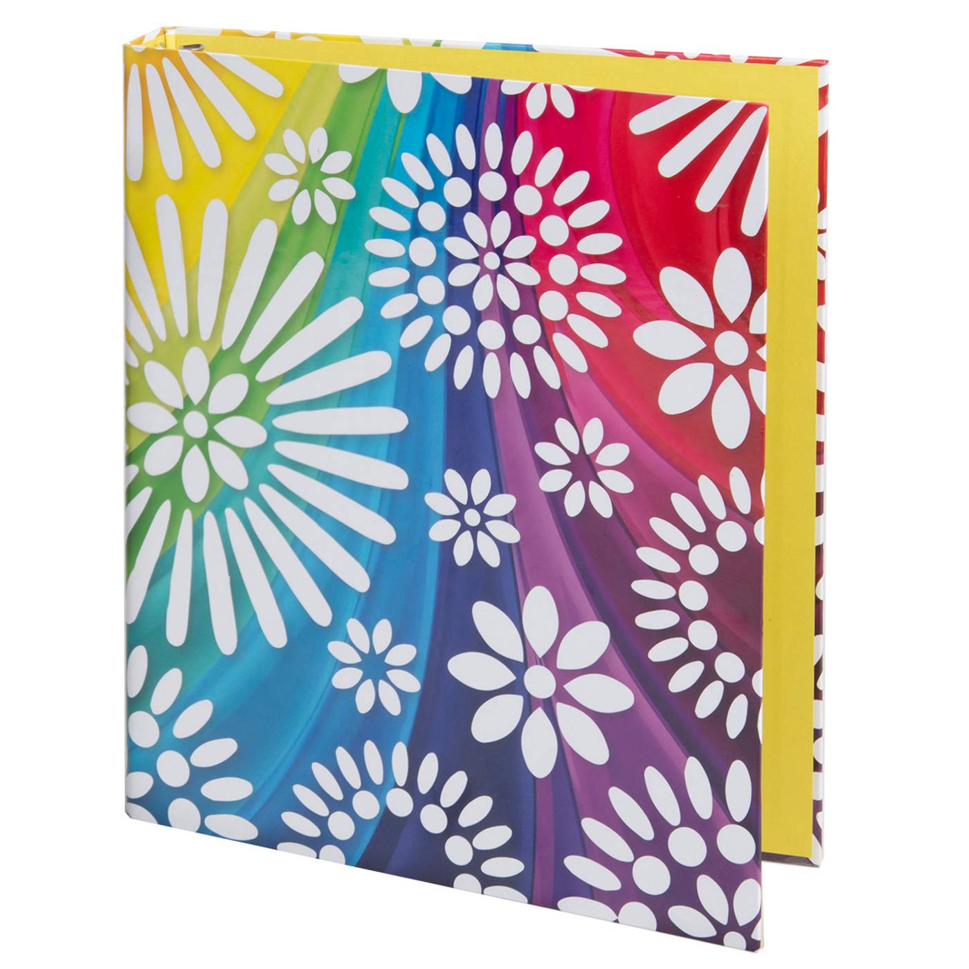 Kittrich 3 Ring Fashion Binder-Flower Power; image 1 of 3