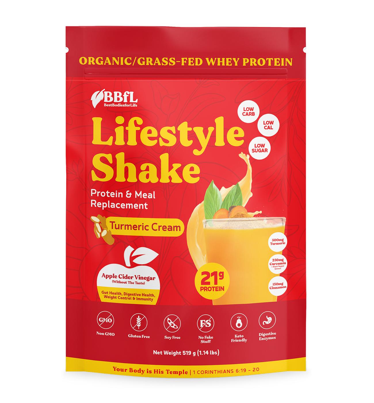 BestBodiesforLife 15g Protein & Meal Replacement Shake - Turmeric Curcumin Cream; image 1 of 2