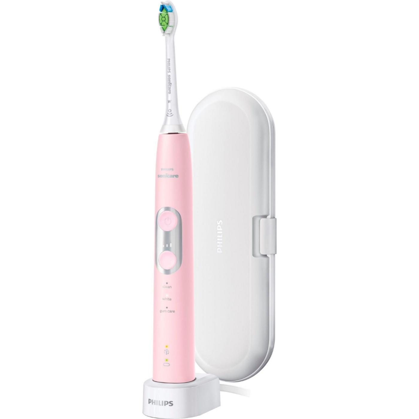 Philips Sonicare 6100 Protective Clean Power Toothbrush - Pink; image 2 of 4