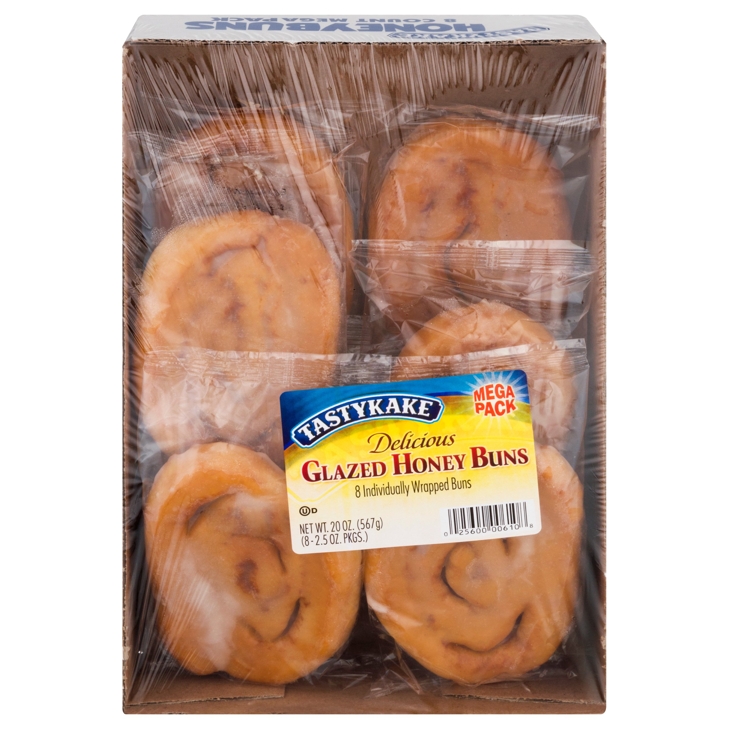 Tastykake Glazed Honey Buns Mega Pack Shop Snack cakes at HEB
