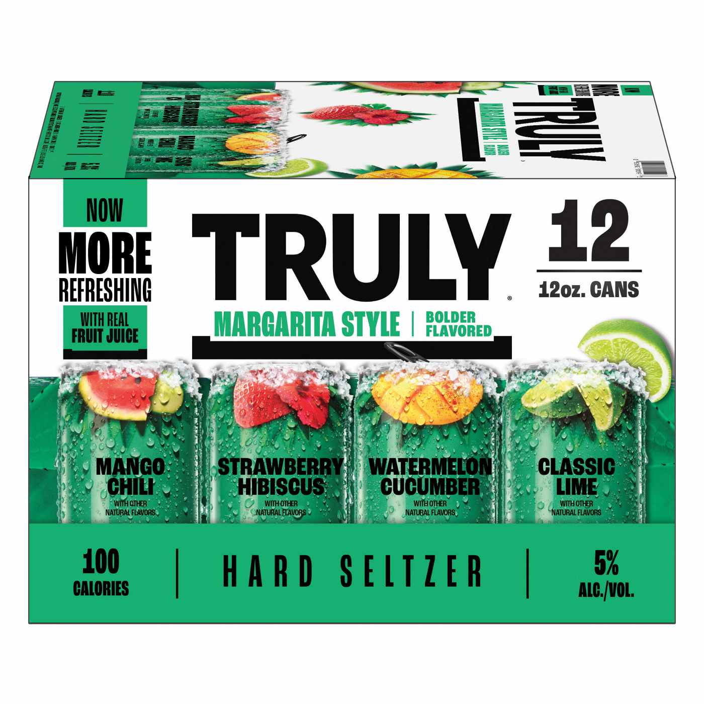 Truly Hard Seltzer Margarita Style Variety Mix Pack 12 pk Cans; image 1 of 2