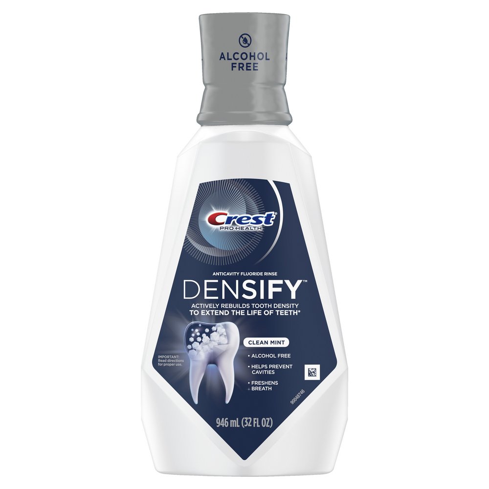 Crest Pro Health Densify Fluoride Rinse Clean Mint Shop Mouthwash at