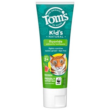 Tom's of Maine Help Save the Animals Anticavity Toothpaste Watermelon 