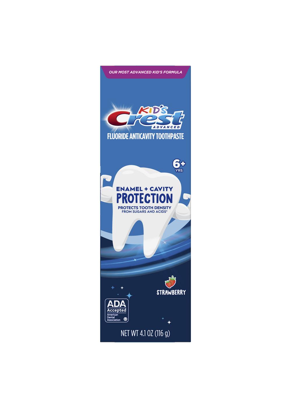 Crest Kid's Enamel + Cavity Protection Toothpaste - Strawberry; image 1 of 3