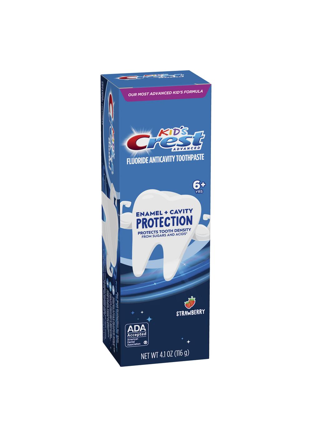 Crest Kid's Enamel + Cavity Protection Toothpaste - Strawberry; image 3 of 3