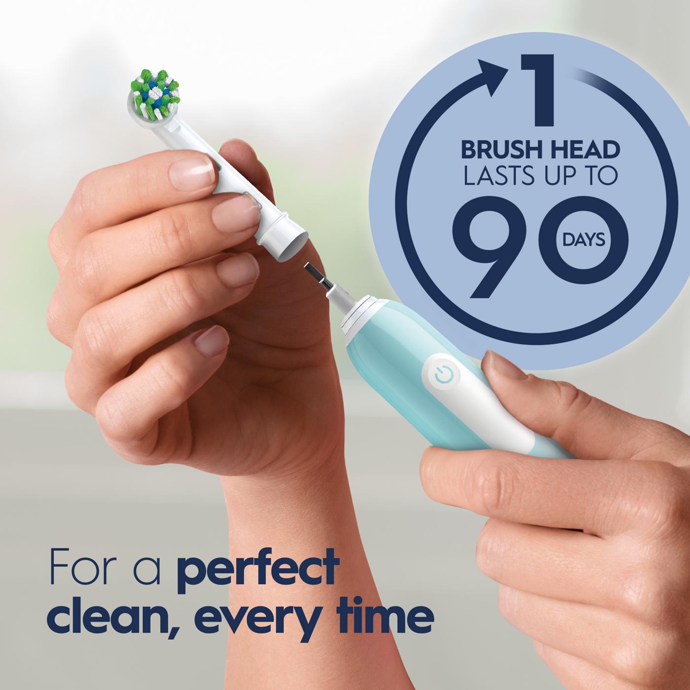 Oral-B Pro 1000 Rechargeable Toothbrush Teal; image 2 of 2