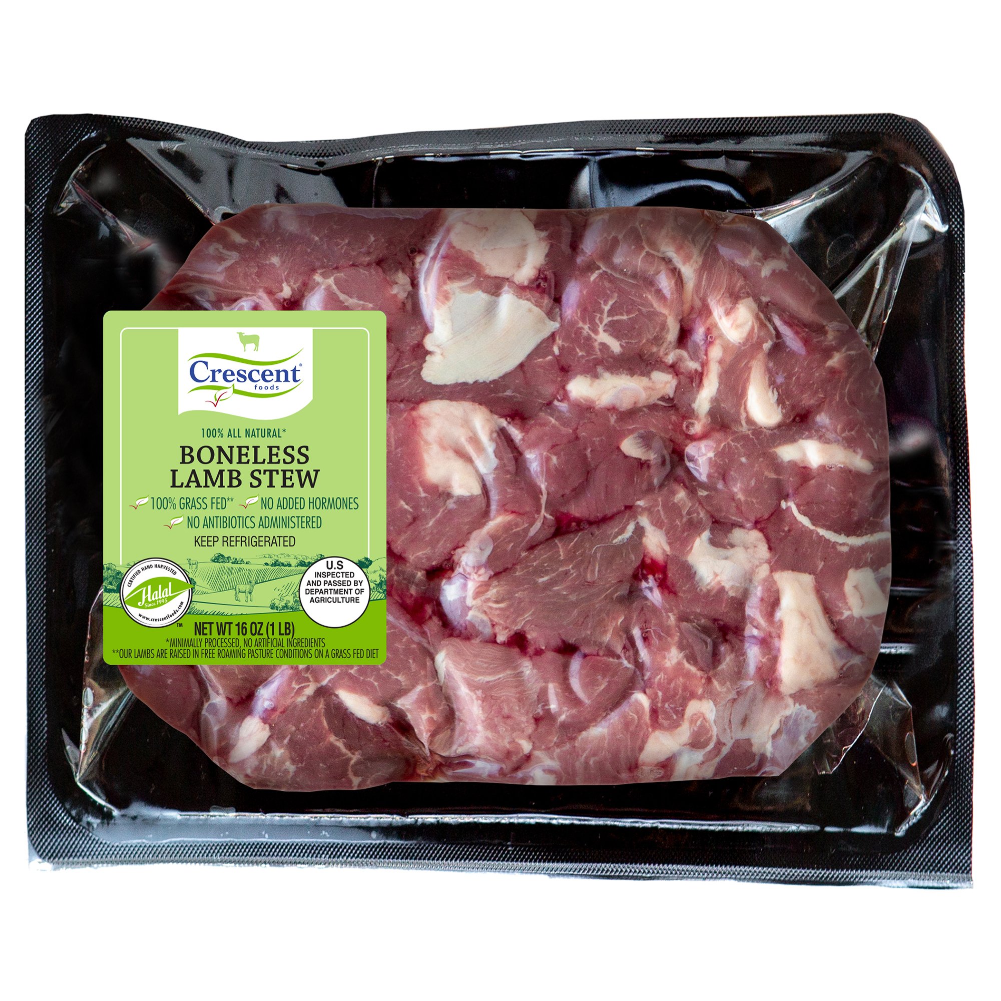Crescent Foods Halal Lamb Stew Meat Shop Lamb & Goat at HEB