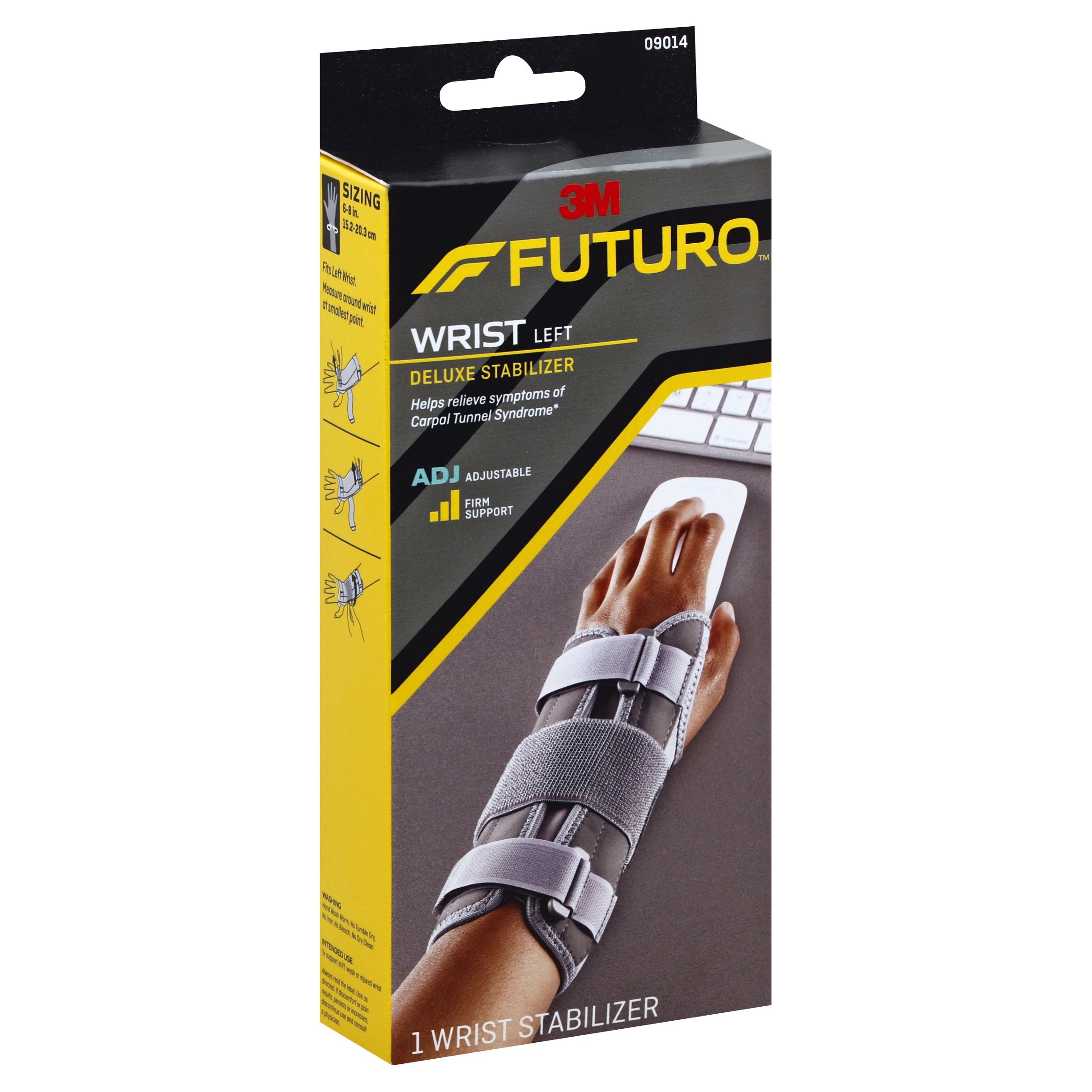 Futuro Left Wrist Deluxe Stabilizer Shop Sleeves & braces at HEB